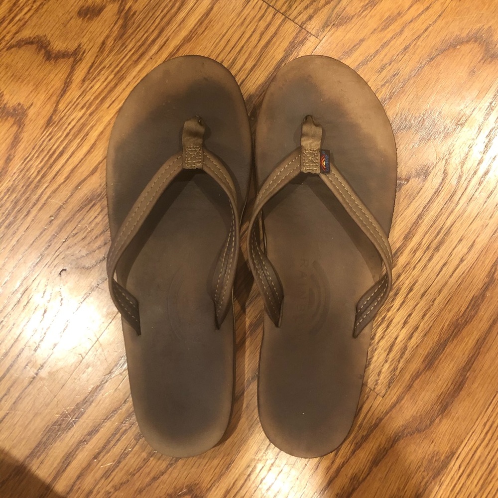 Rainbow Flip Flops